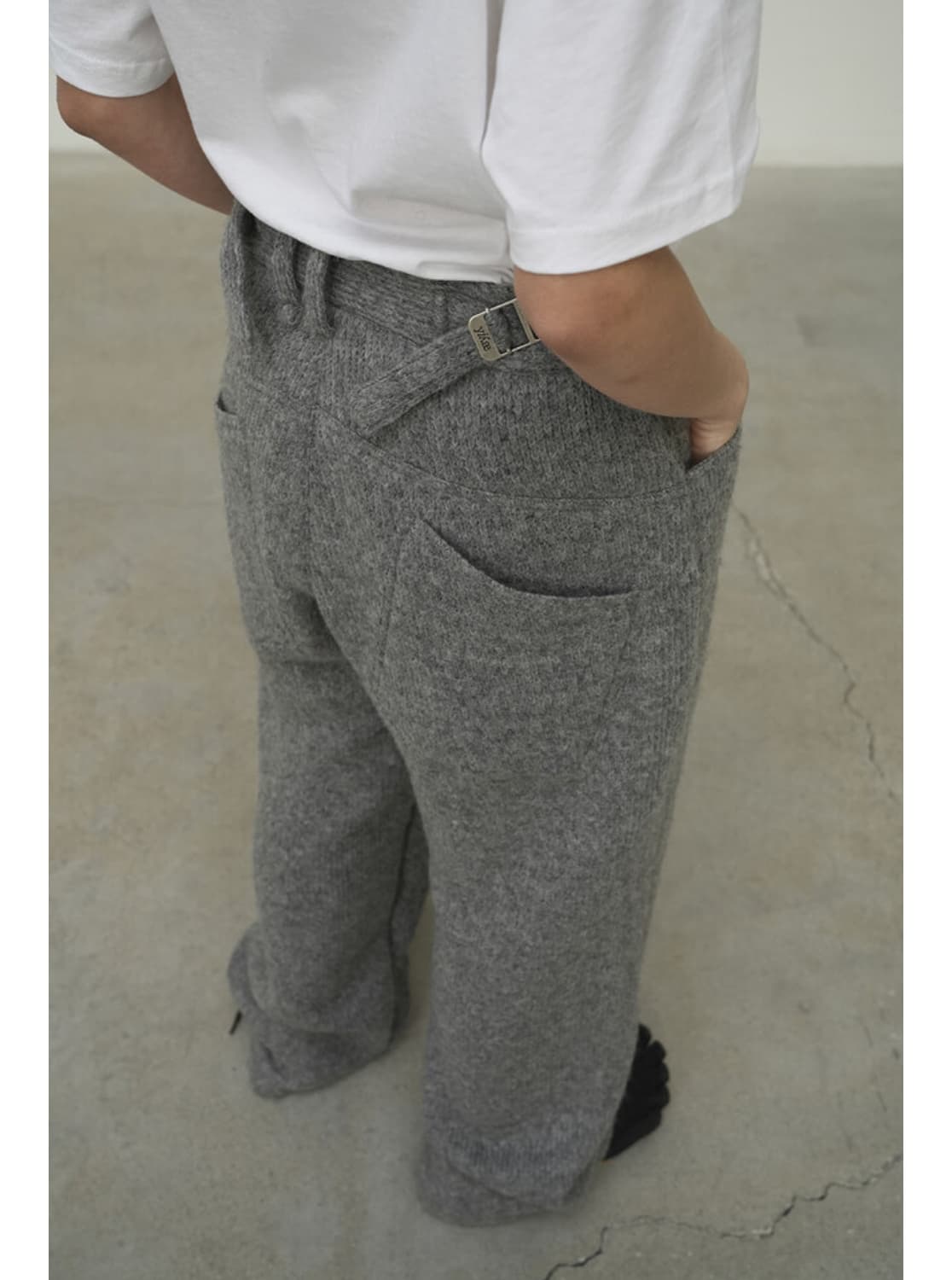 yiyae 이예 사이드 스트랩 울 팬츠 M 상품이미지3