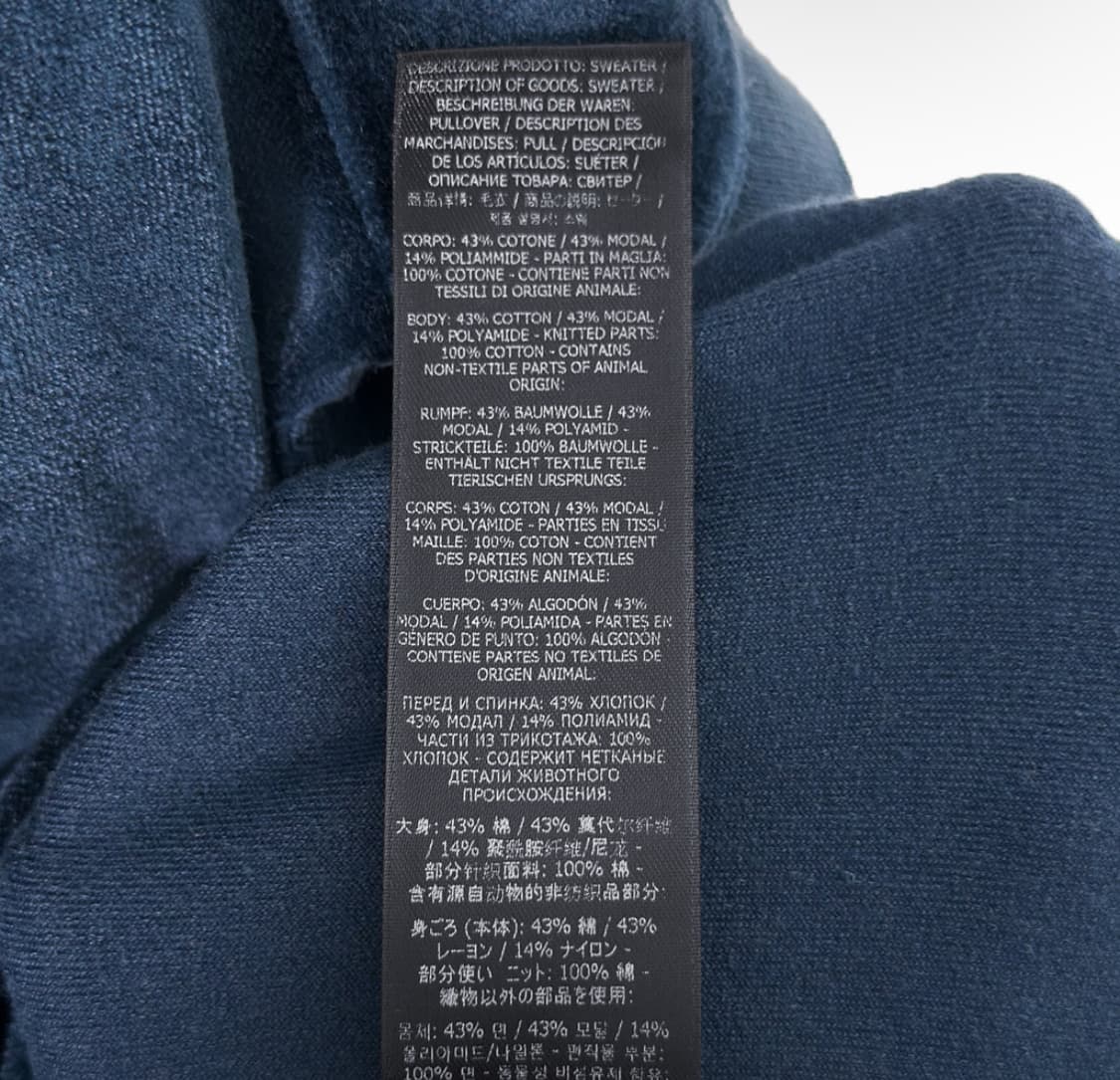 [52] 톰포드 남성 벨벳 모달 벨루어 폴로 PK 카라 반팔 티셔츠 블루 상품이미지9