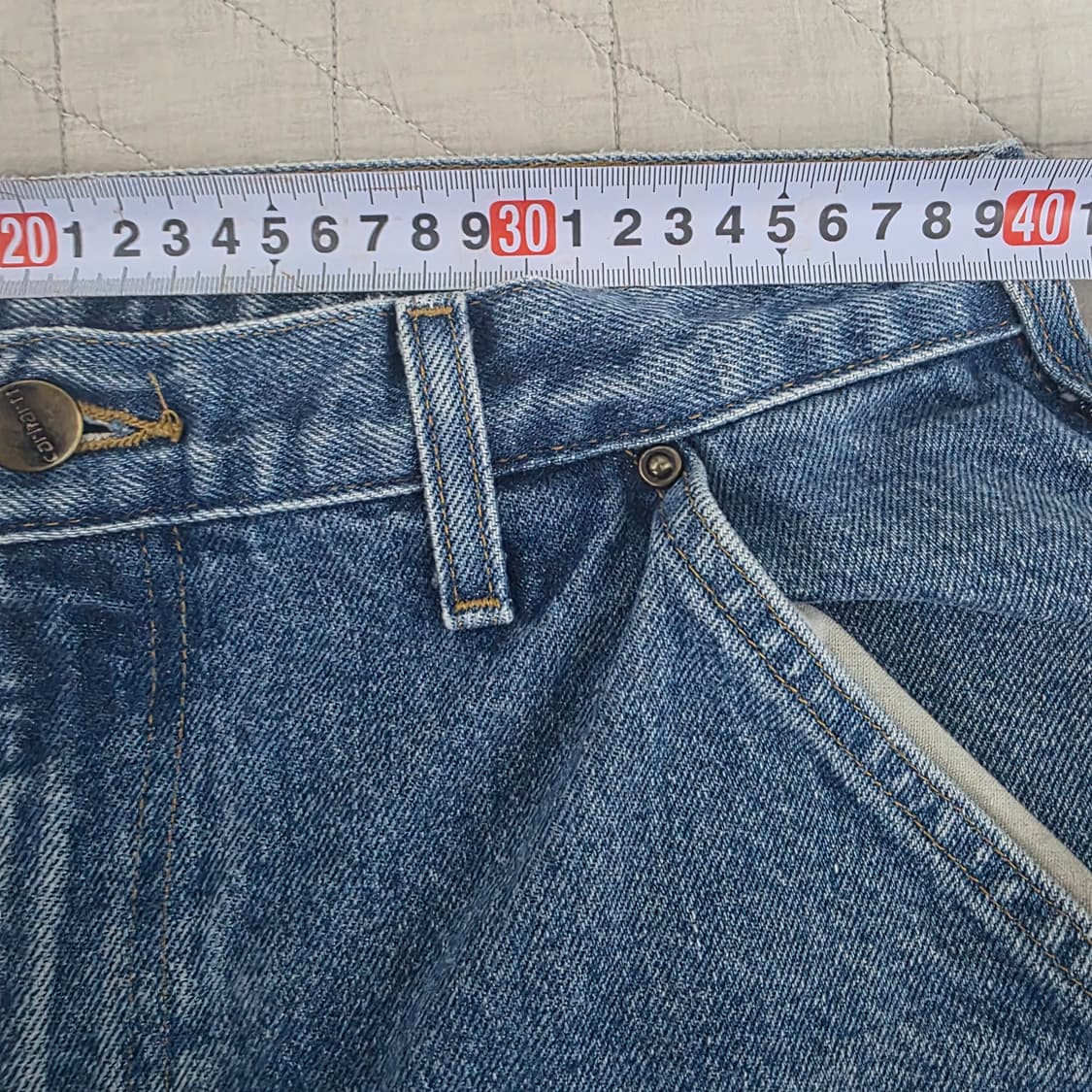 [32X32] 빈티지 칼하트 더블니 B73 DST 굿컨디션 데님 B-9 상품이미지7