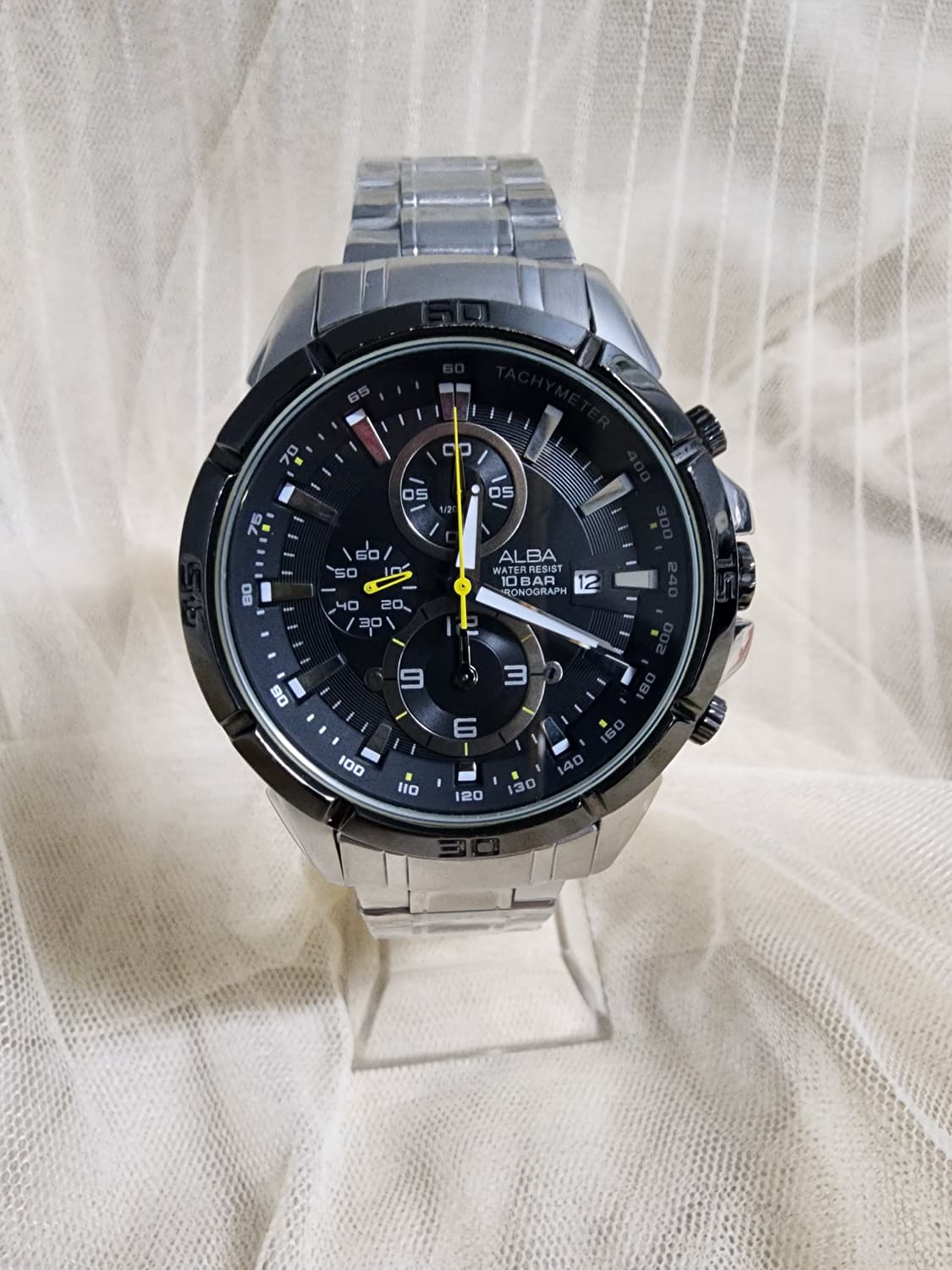 세이코 알바 메탈 크로노그래프 시계 상품이미지1