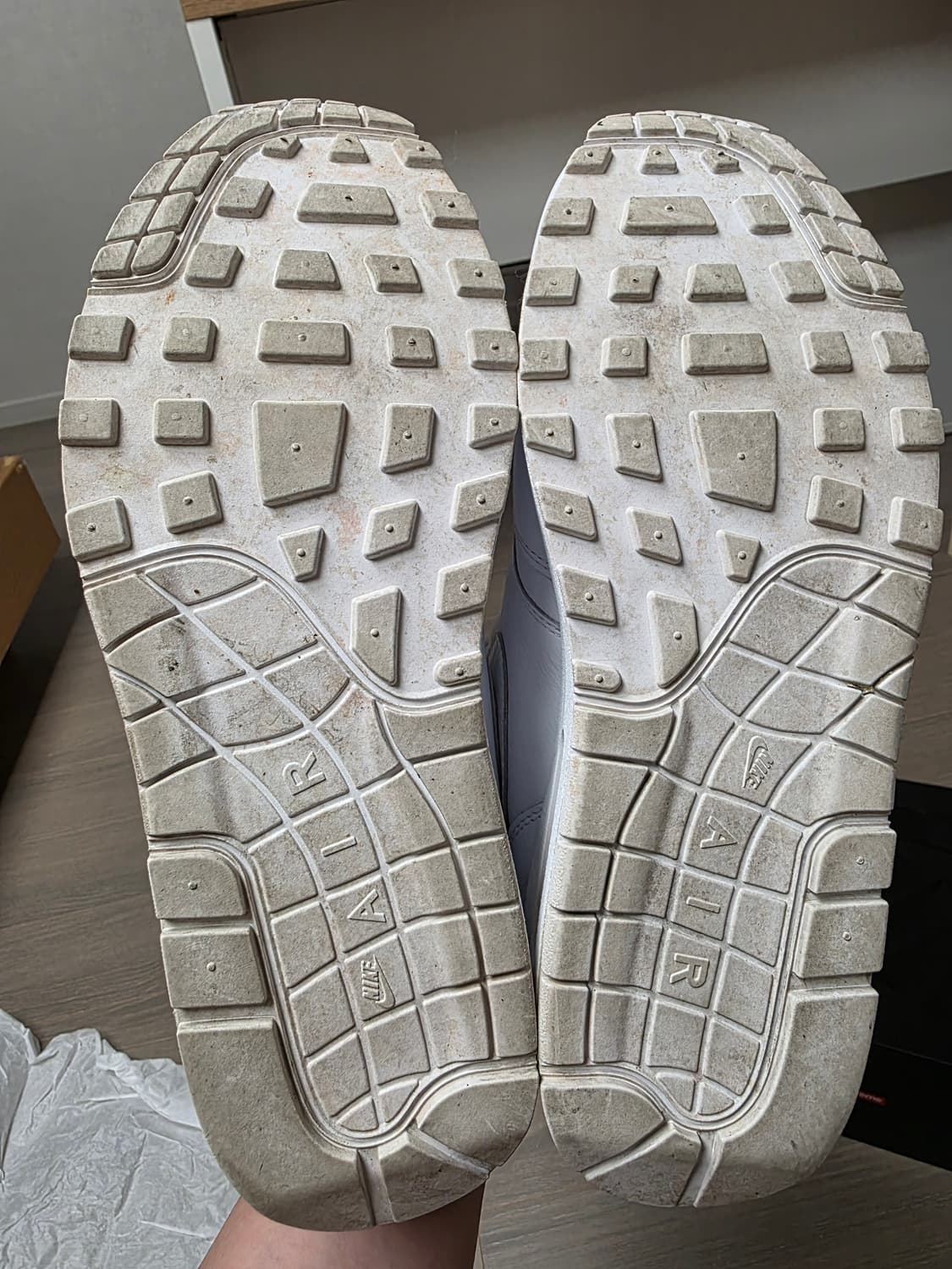 나이키 에어맥스 1 x 슈프림 흰색 280mm 상품이미지6