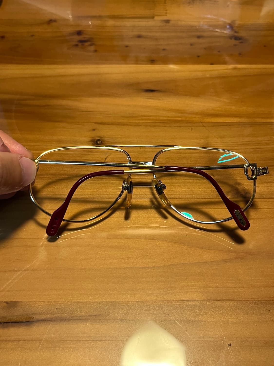 까르띠에 벤덤 산토스 빈티지 골드 에비에이터 상품이미지10