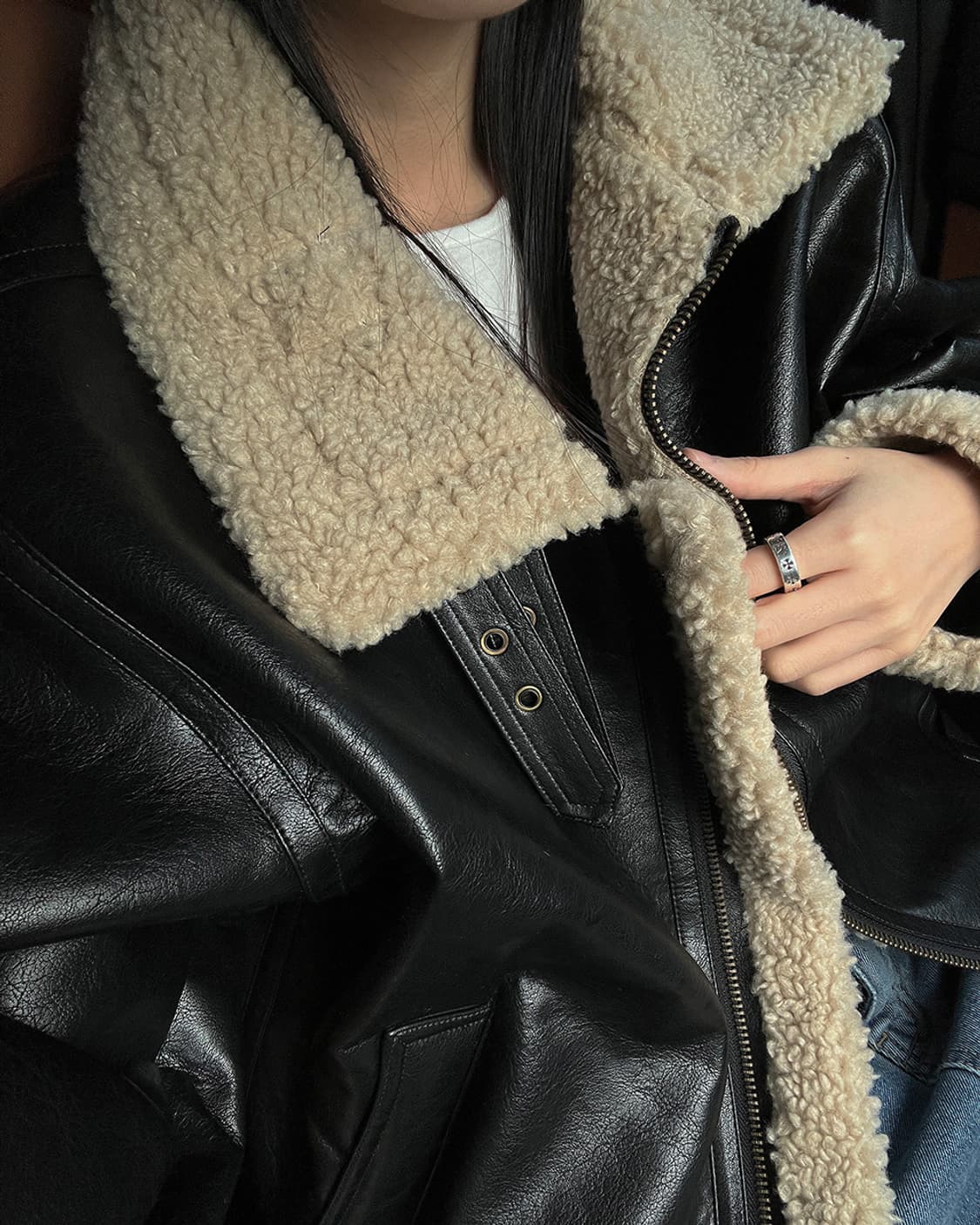 포터 빈티지 무스탕 상품이미지5