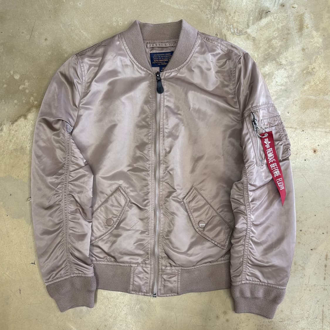 XS 알파인더스트리 MA-1 항공자켓 상품이미지2