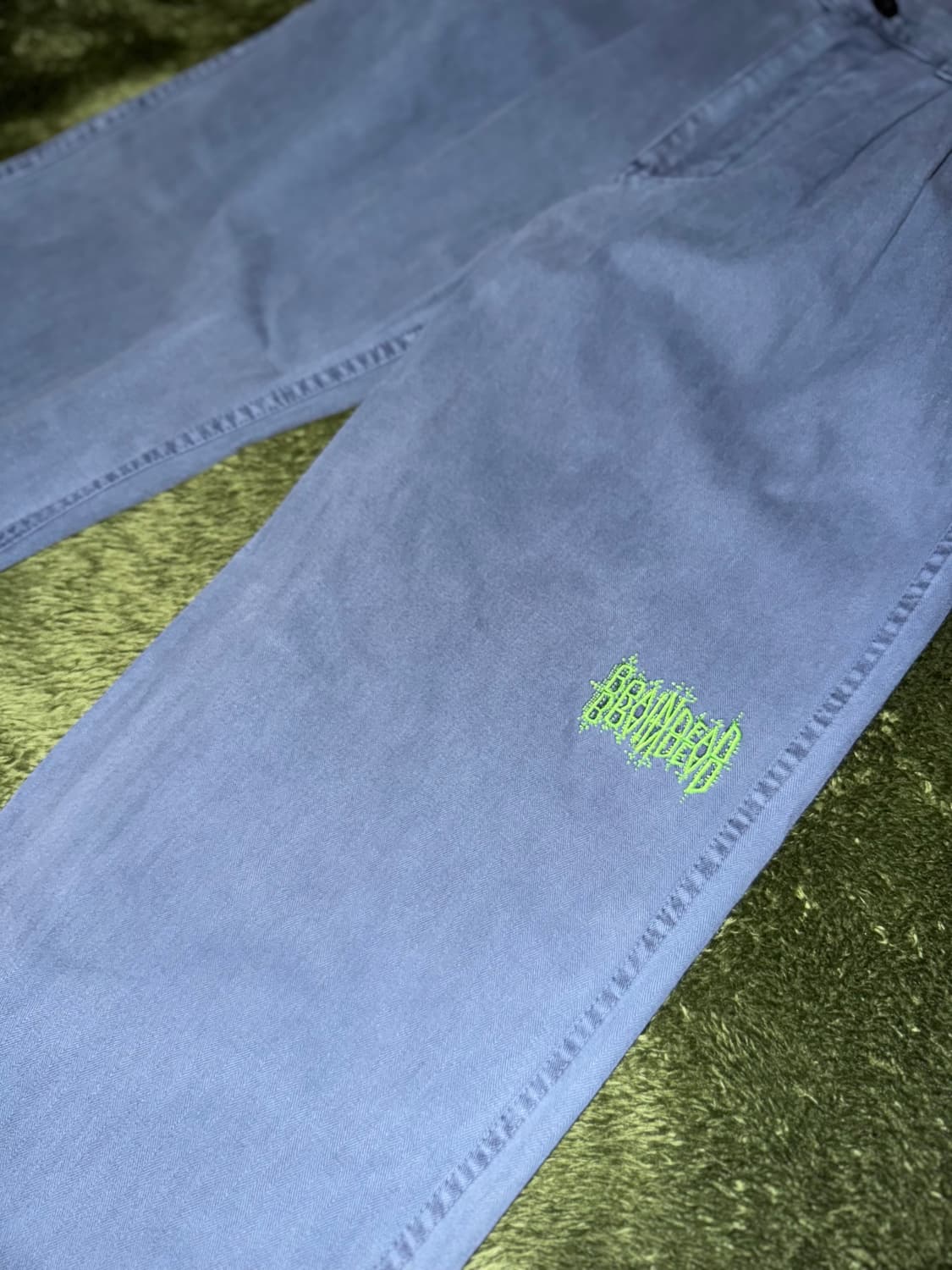 [S] BRAIN DEAD 브레인데드 피그먼트 다잉 해링본 팬츠 상품이미지5