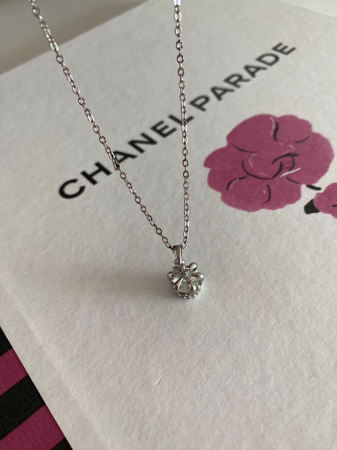 18k도금 크라운 십자가 목걸이 상품이미지2