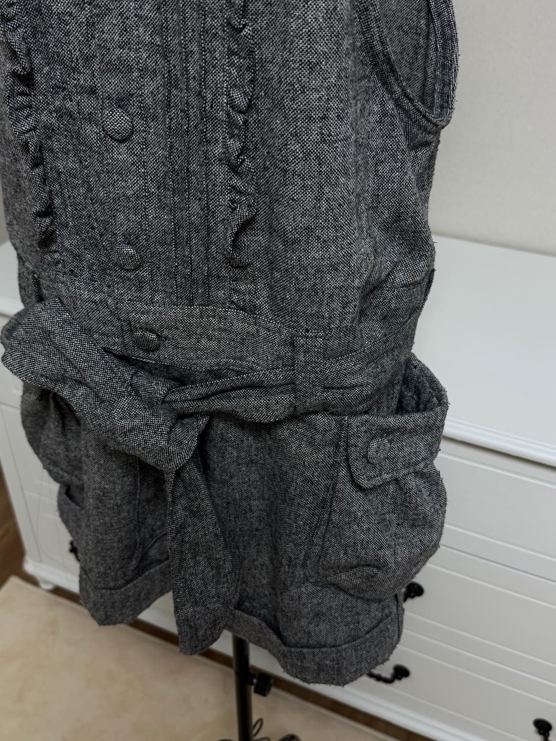 일본빈티지 히메갸루 리본 점프수트 아방핏 희귀템 상품이미지3