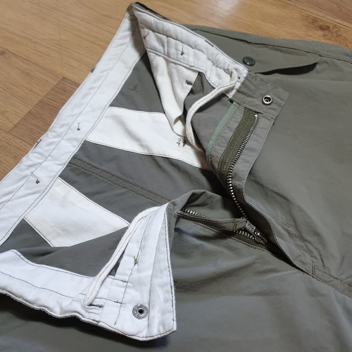 엔지니어드 가먼츠 오버팬츠 (S) 4.5oz waxed cotton 상품이미지4