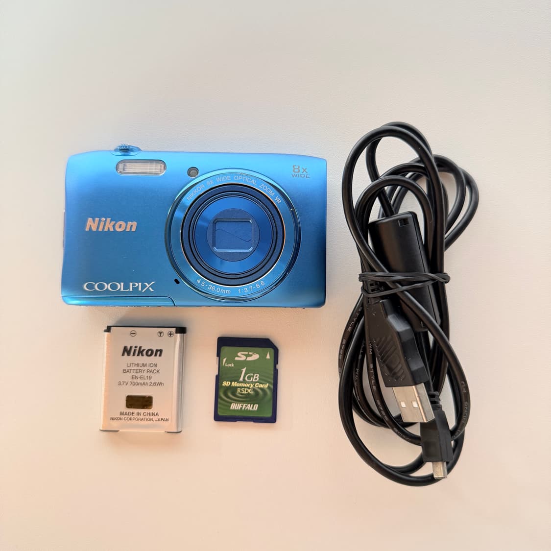 ✨에스파 픽 청량블루🐬✨니콘 쿨픽스 S3600 빈티지디카 상품이미지8