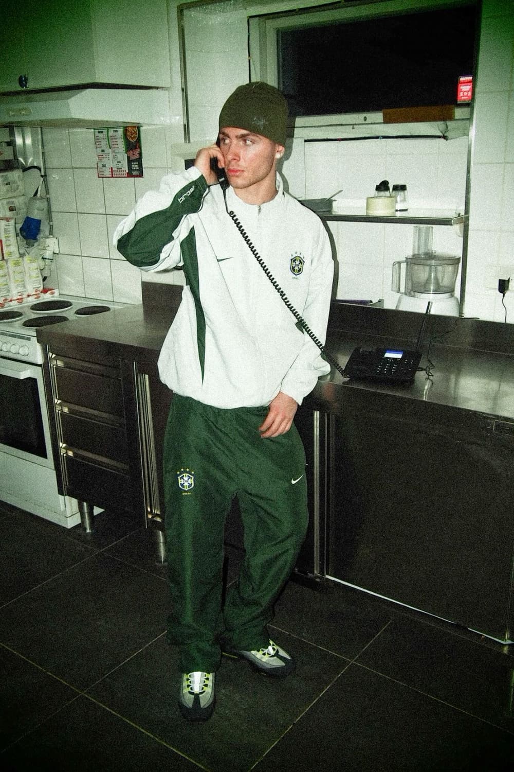 브라질 축구 국대 트랙탑 트레이닝 셋업 져지 상품이미지1