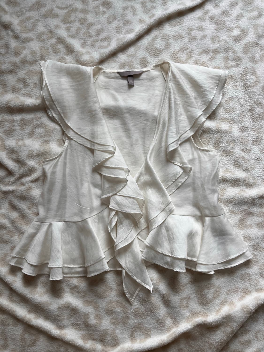 H&M White lace blouse cardigan 상품이미지1