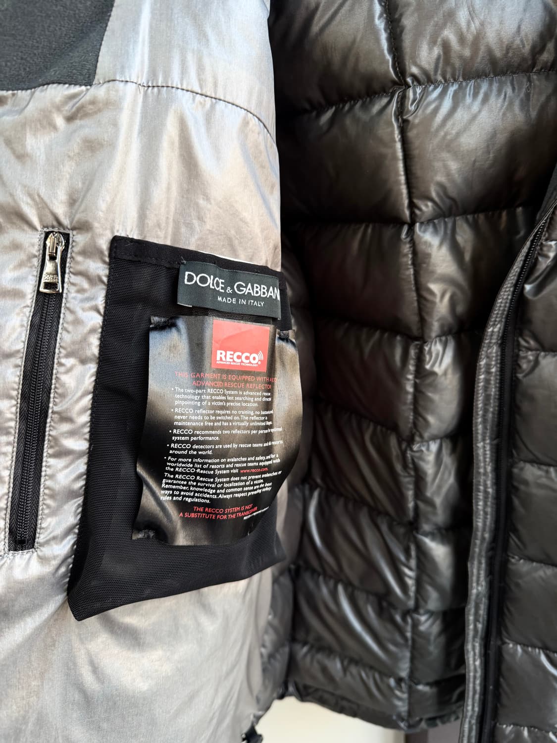 46/ 돌체앤가바나 구스다운 RECCO 경량 패딩 상품이미지8