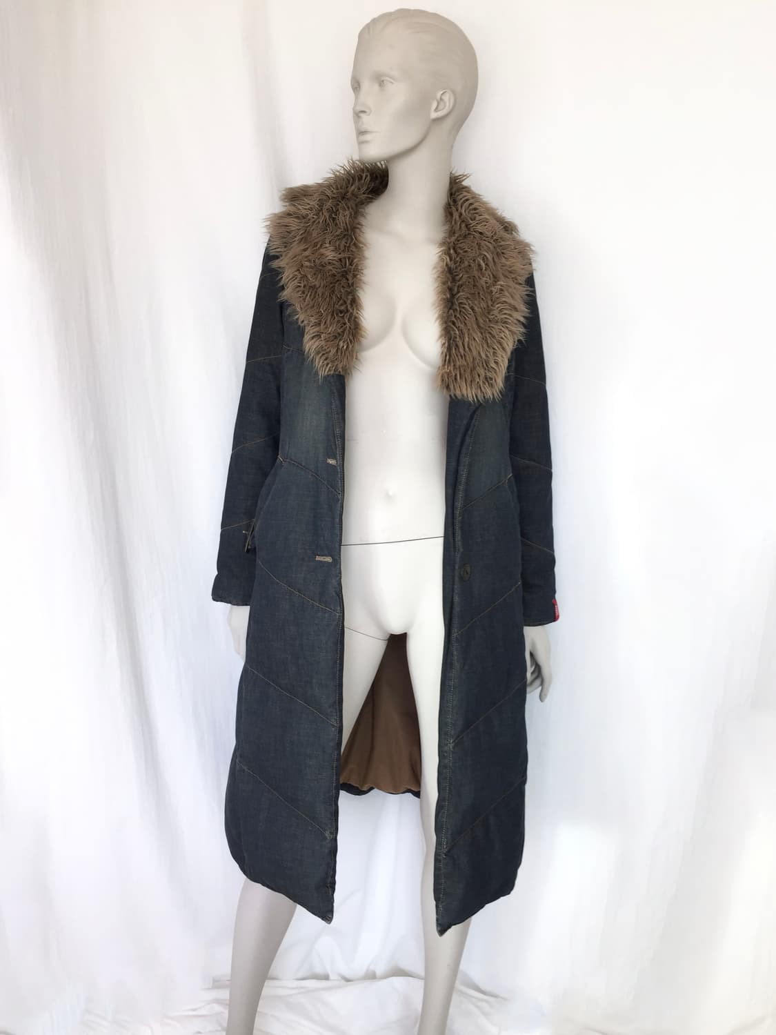 Miss-Sixty Denim padded long jacket 상품이미지5