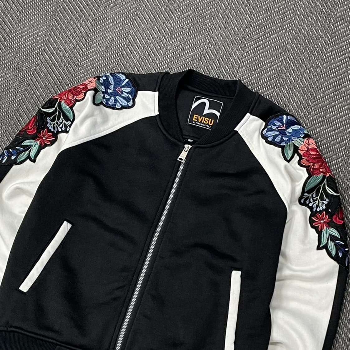 에비수 플라워 패치 블루종 v0128 상품이미지3