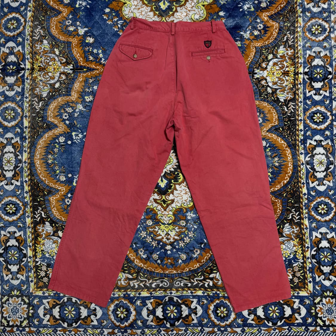 빈티지 8-90s 폴로 핑크 치노팬츠 상품이미지2