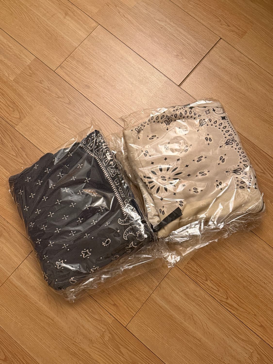 캐피탈 플리스 니트 반다나 비부악 후디드 블루종 화이트 4 상품이미지7