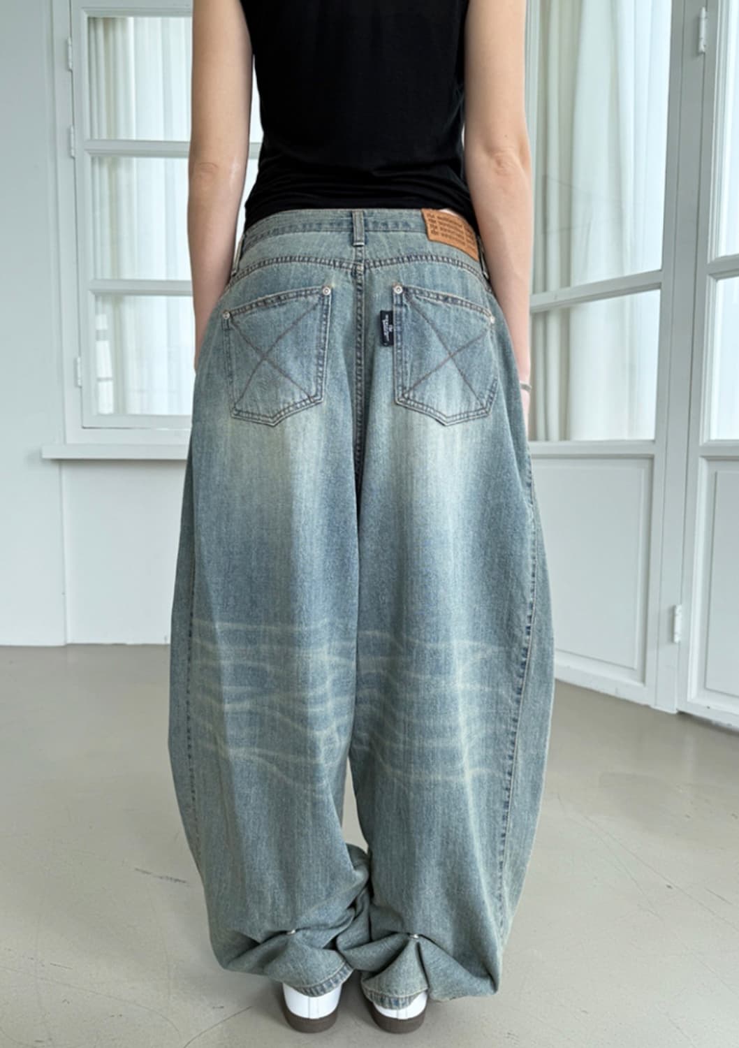 미스테리어스호텔 logo strap jeans 상품이미지4