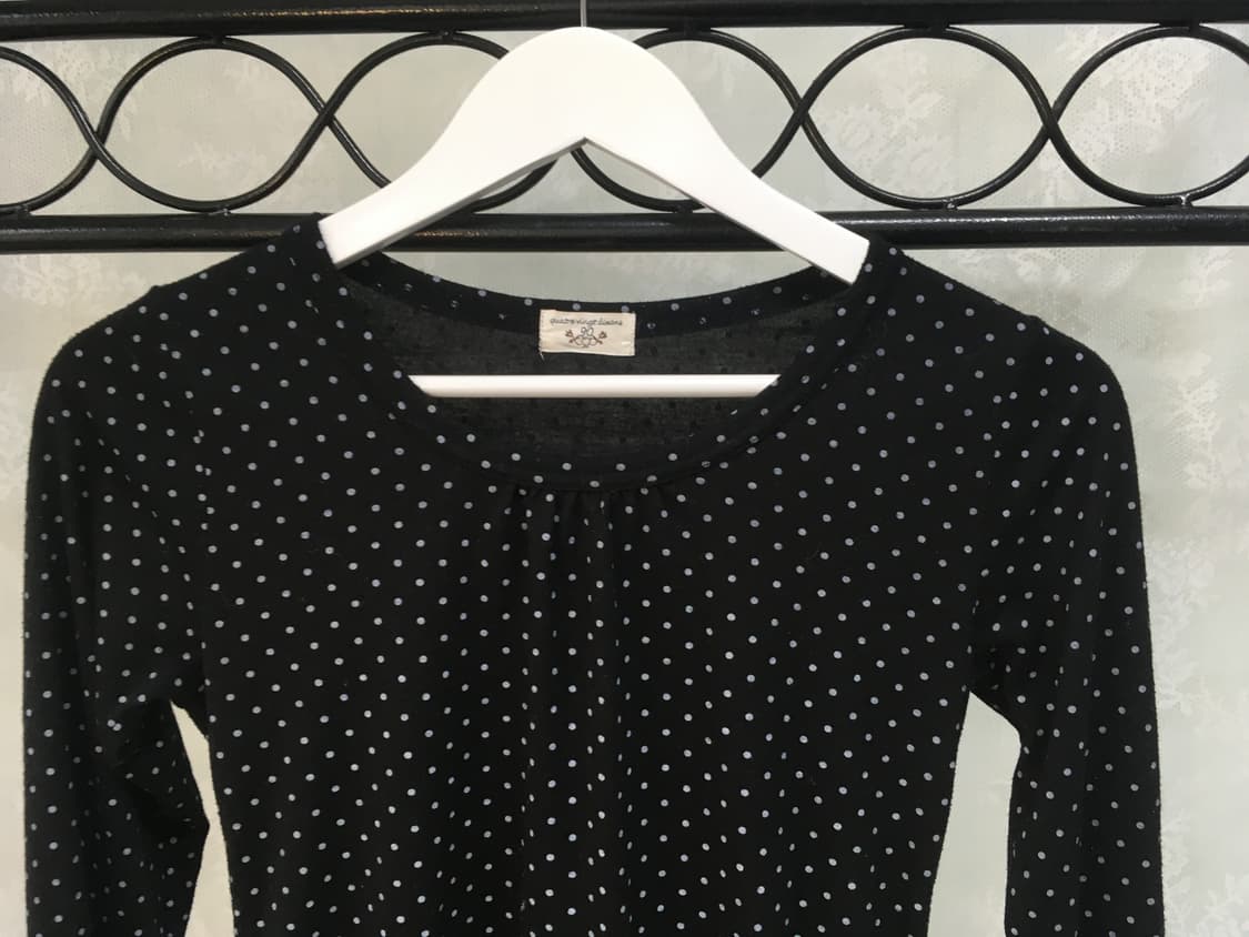  dot frill long sleeve top 상품이미지7