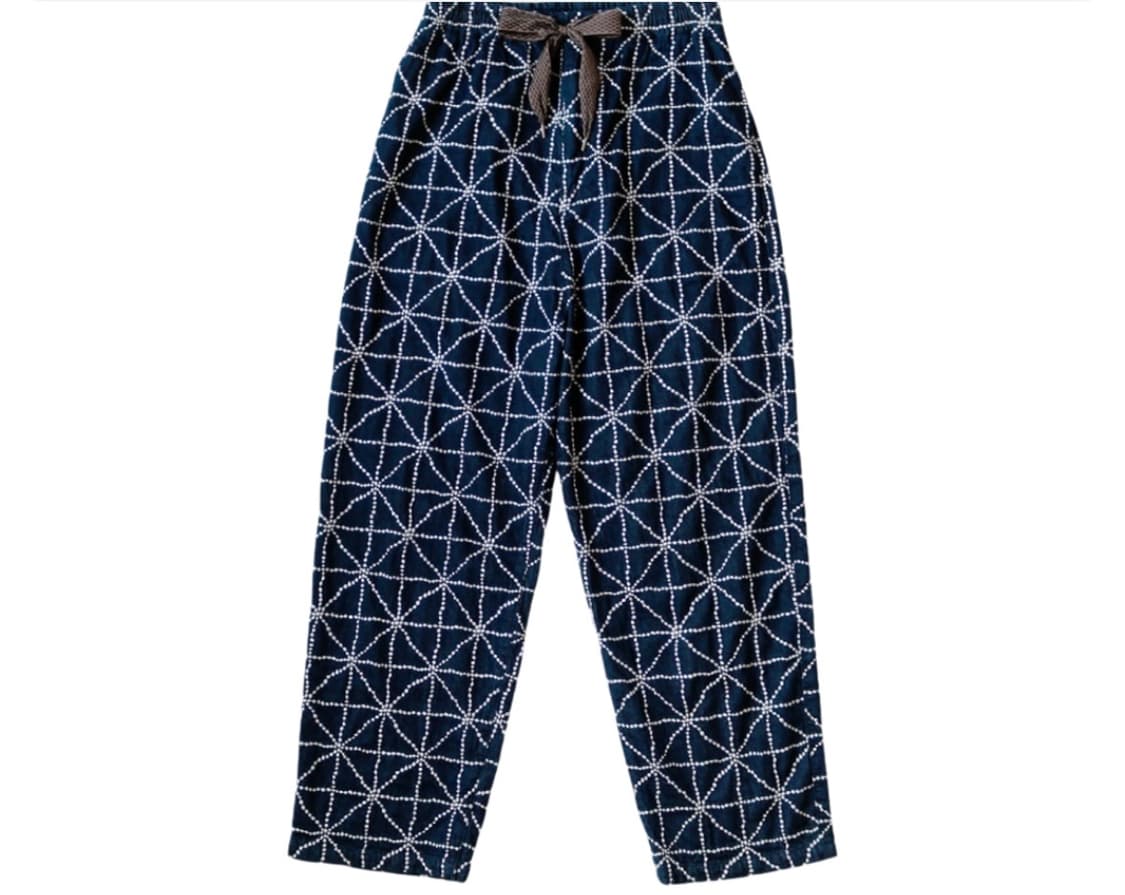 3) 캐피탈 8온즈 데님 포크 도조 자수 이지 팬츠 인디고 상품이미지1