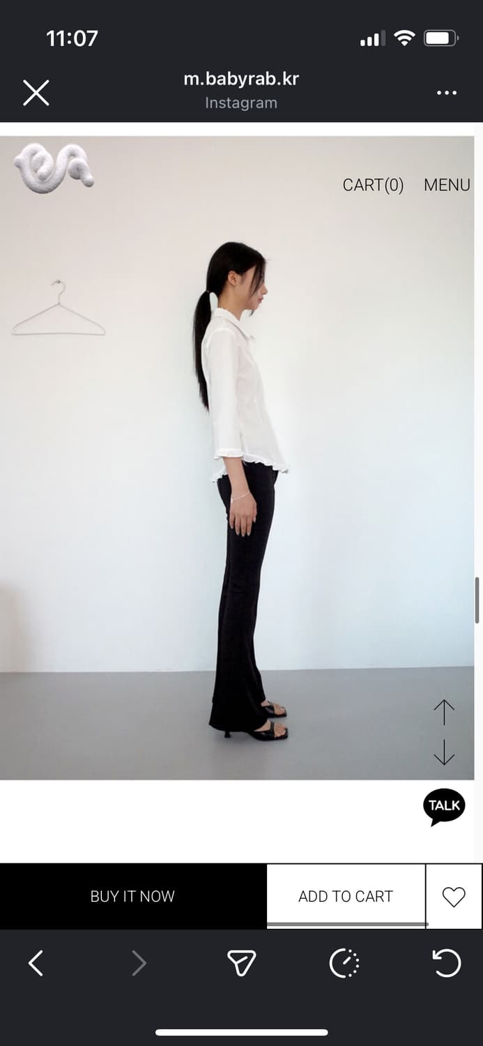 베이비랩 블랙 뮬 상품이미지1