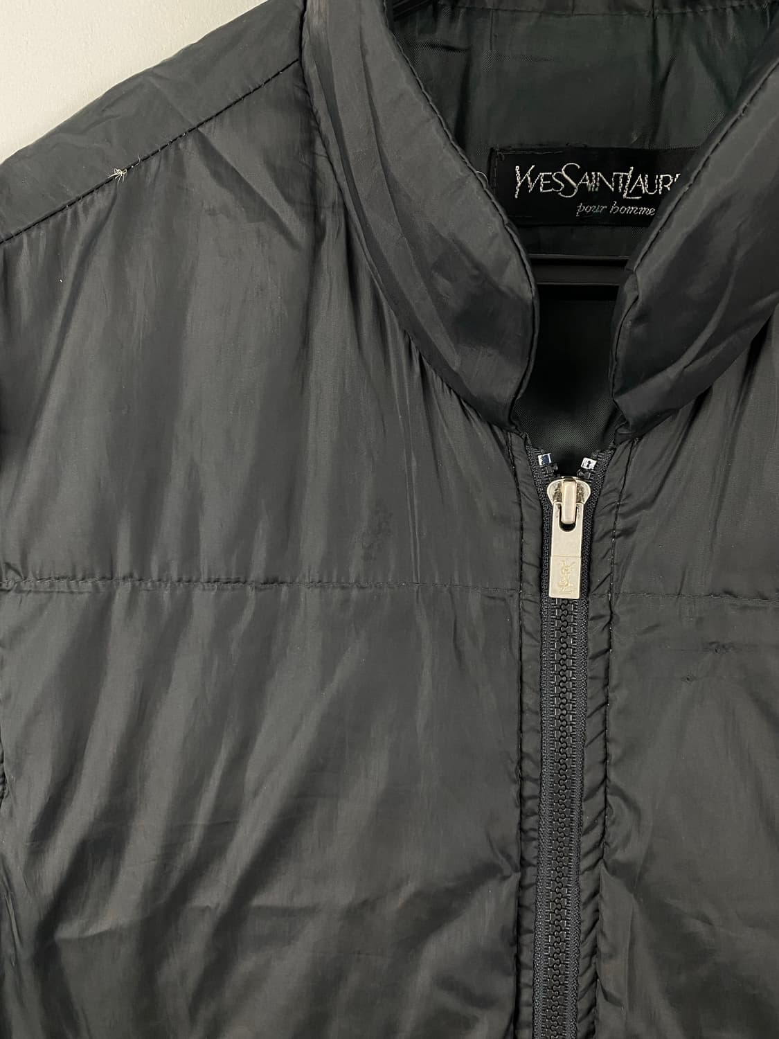 입생로랑 YSL 딥그린 조끼패딩 베스트 M <557> 상품이미지7