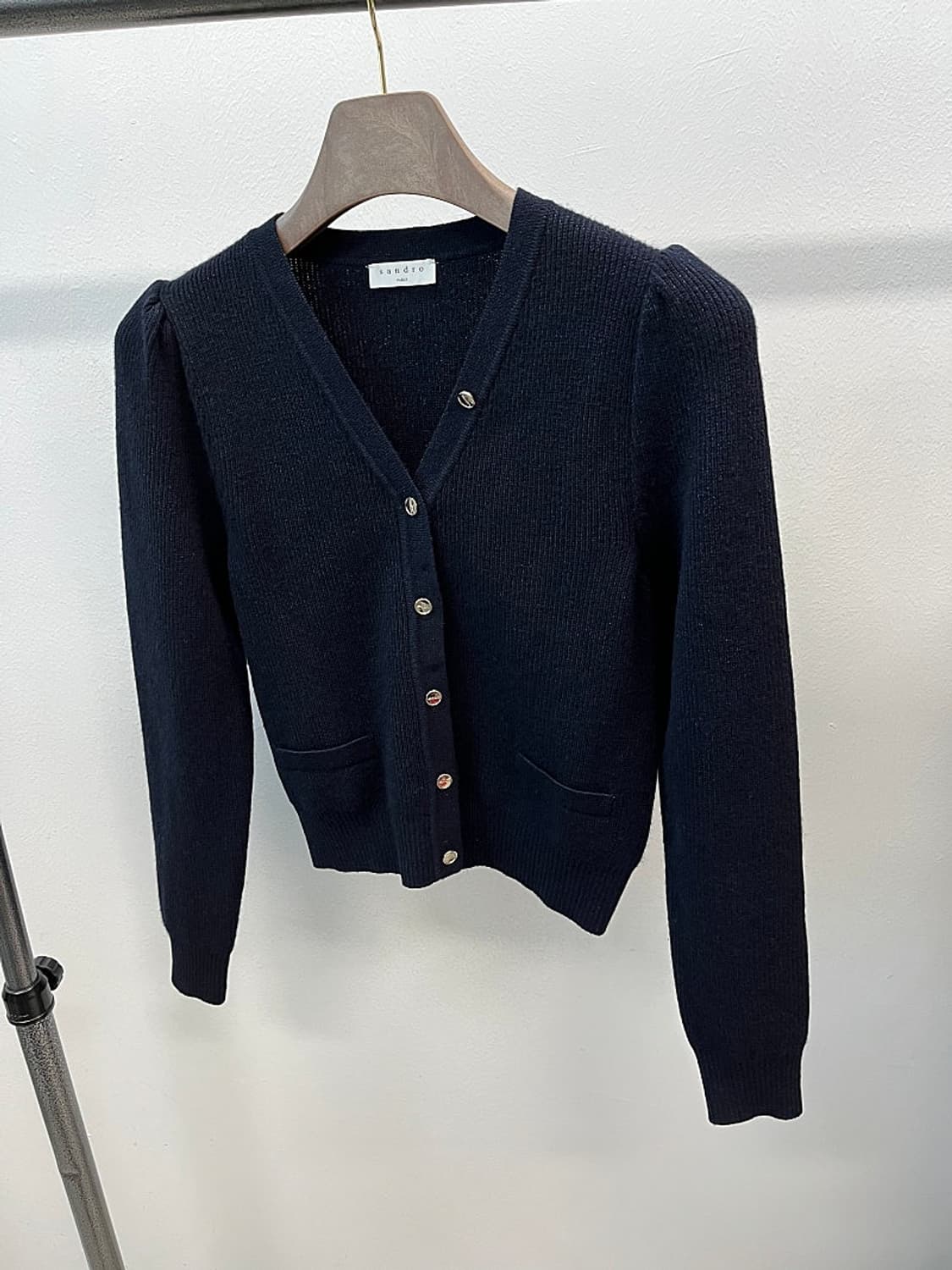 여) 산드로 은장 니트가디건  상품이미지1
