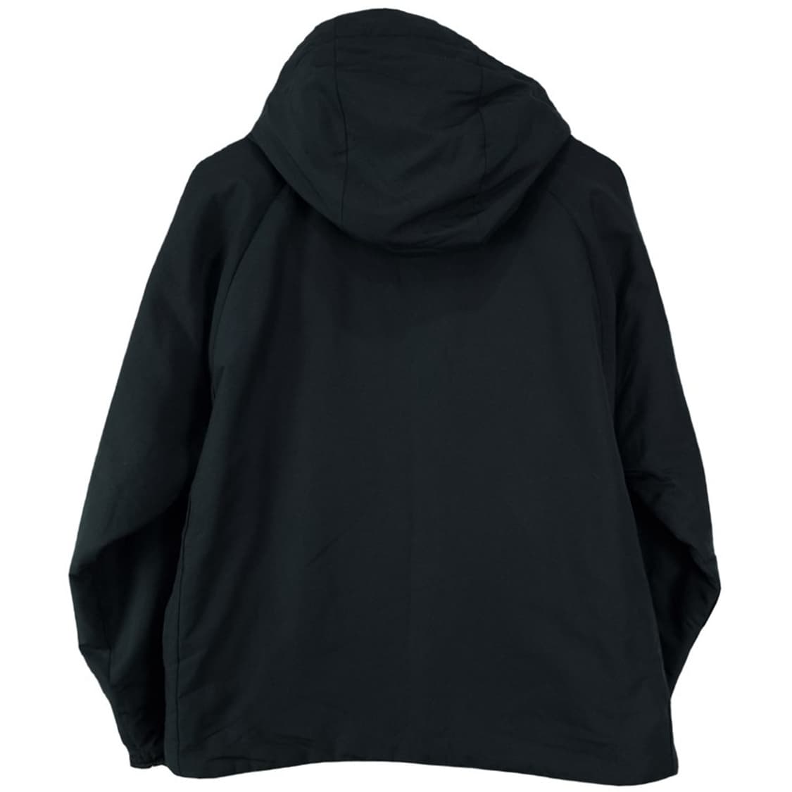 [아디다스] 로고 프린팅 오버핏 후드 바람막이 자켓 블랙 M19444 상품이미지3