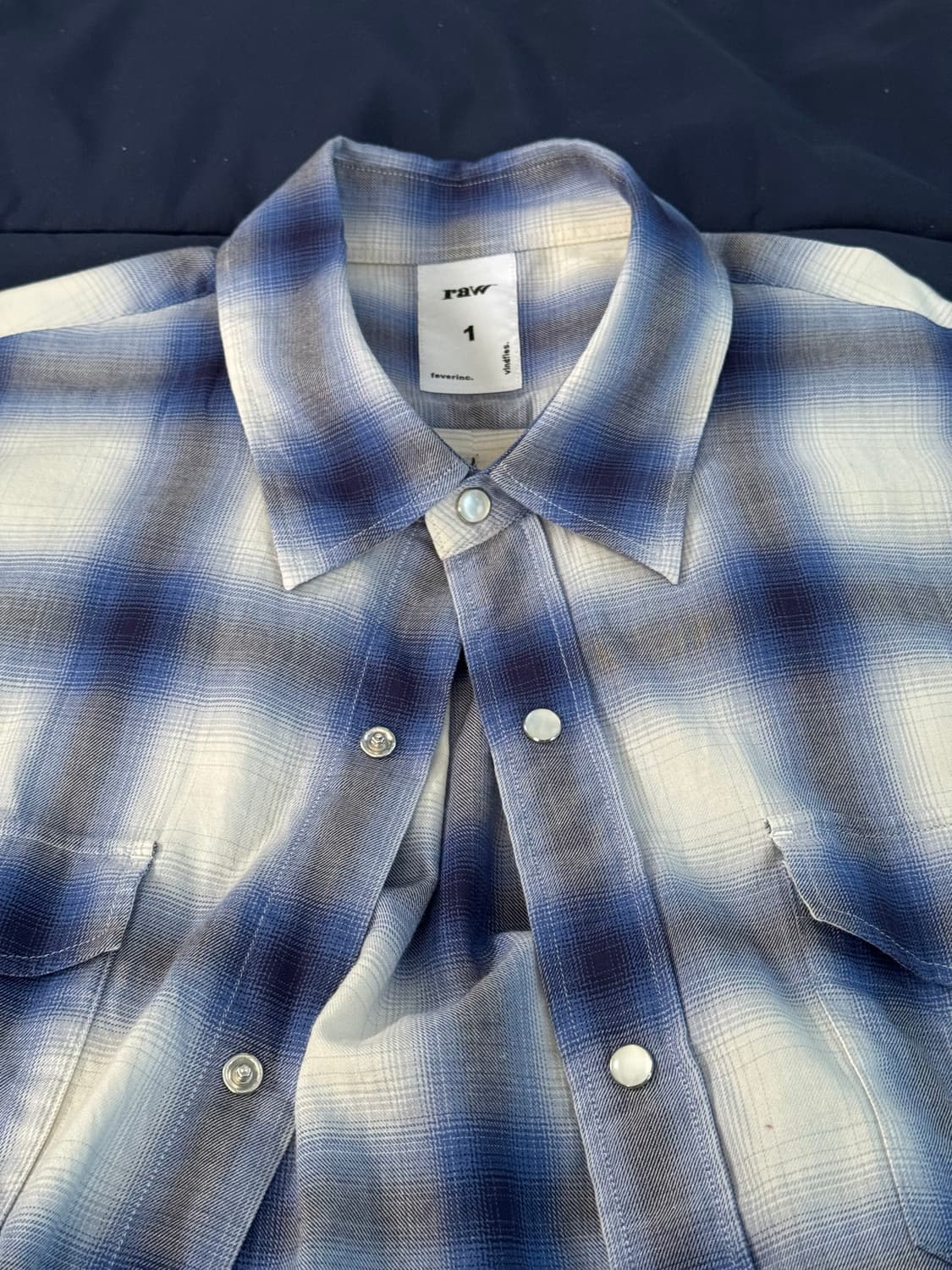 블라인드파일즈 옴브레 블루 셔츠 상품이미지2