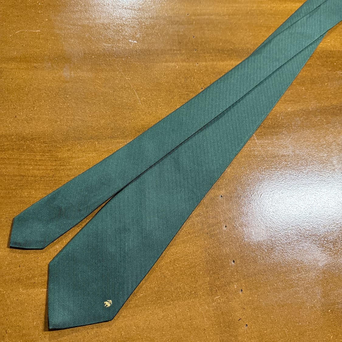 브룩스브라더스  실크 넥타이 그린 슬림 7.4cm 상품이미지4