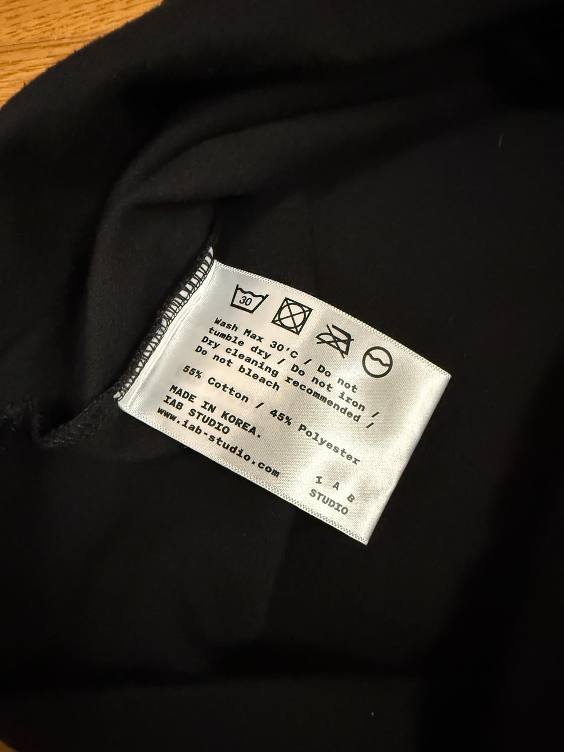 [M] 아이앱 스튜디오 반팔 블랙 상품이미지5