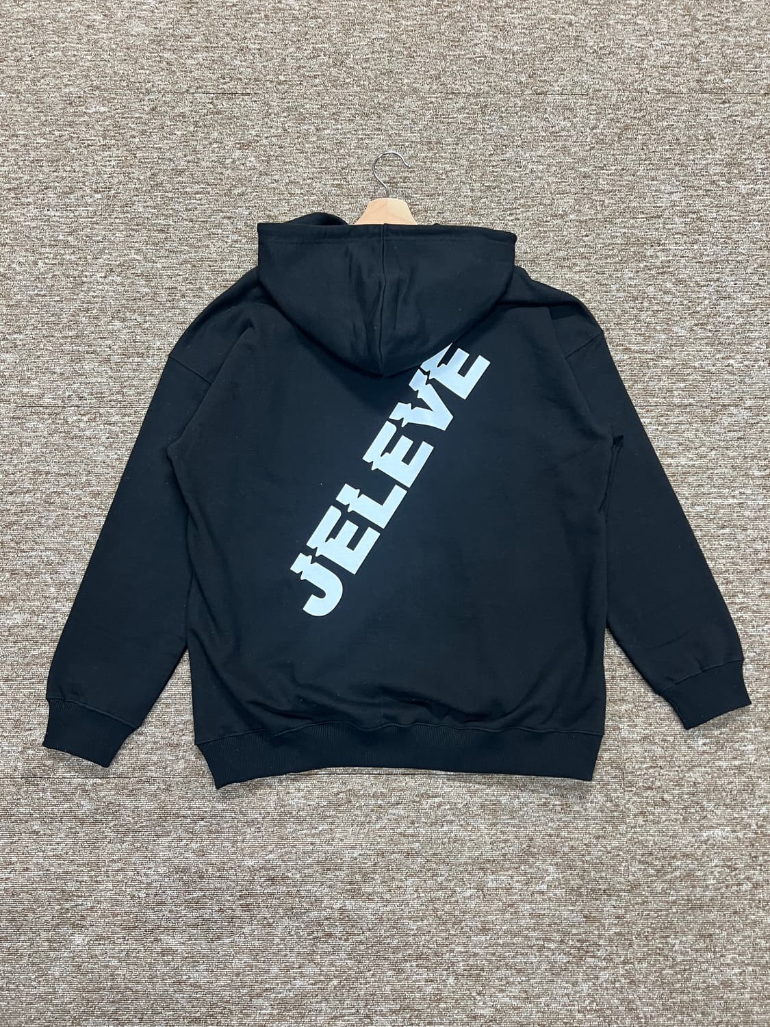 짐웨어 제이엘브 블랙 후드티 사이즈 2 상품이미지2