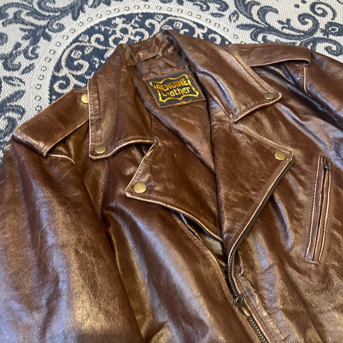 Genuine Leather Jacket/W2205 상품이미지3