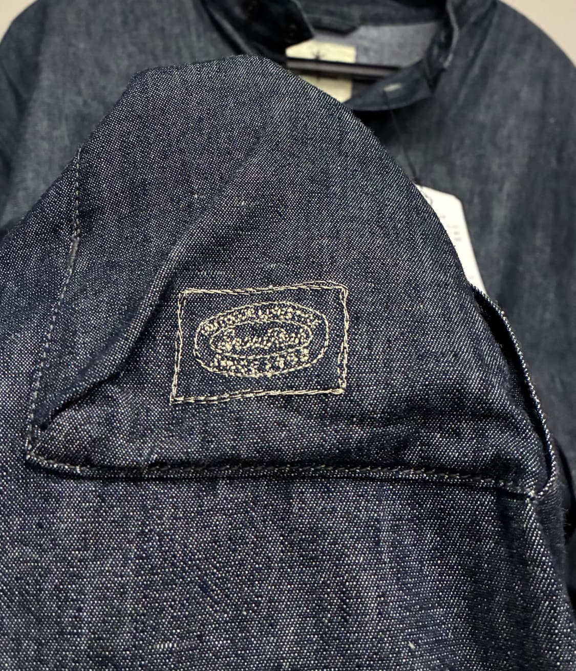 (L~XL)JPN 스노우피크 타키비 유틸리티 풀오버 데님셔츠 샴브레이 상품이미지6