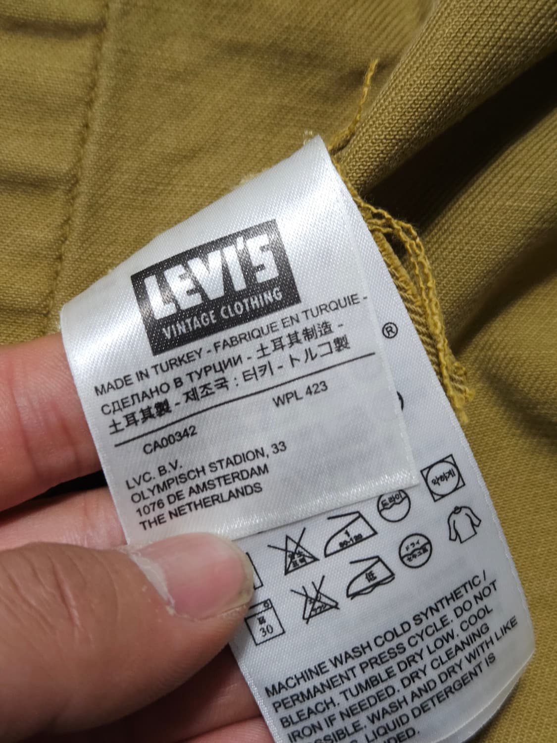 LVC 리바이스 1920s Nolfork 자켓 M 상품이미지5