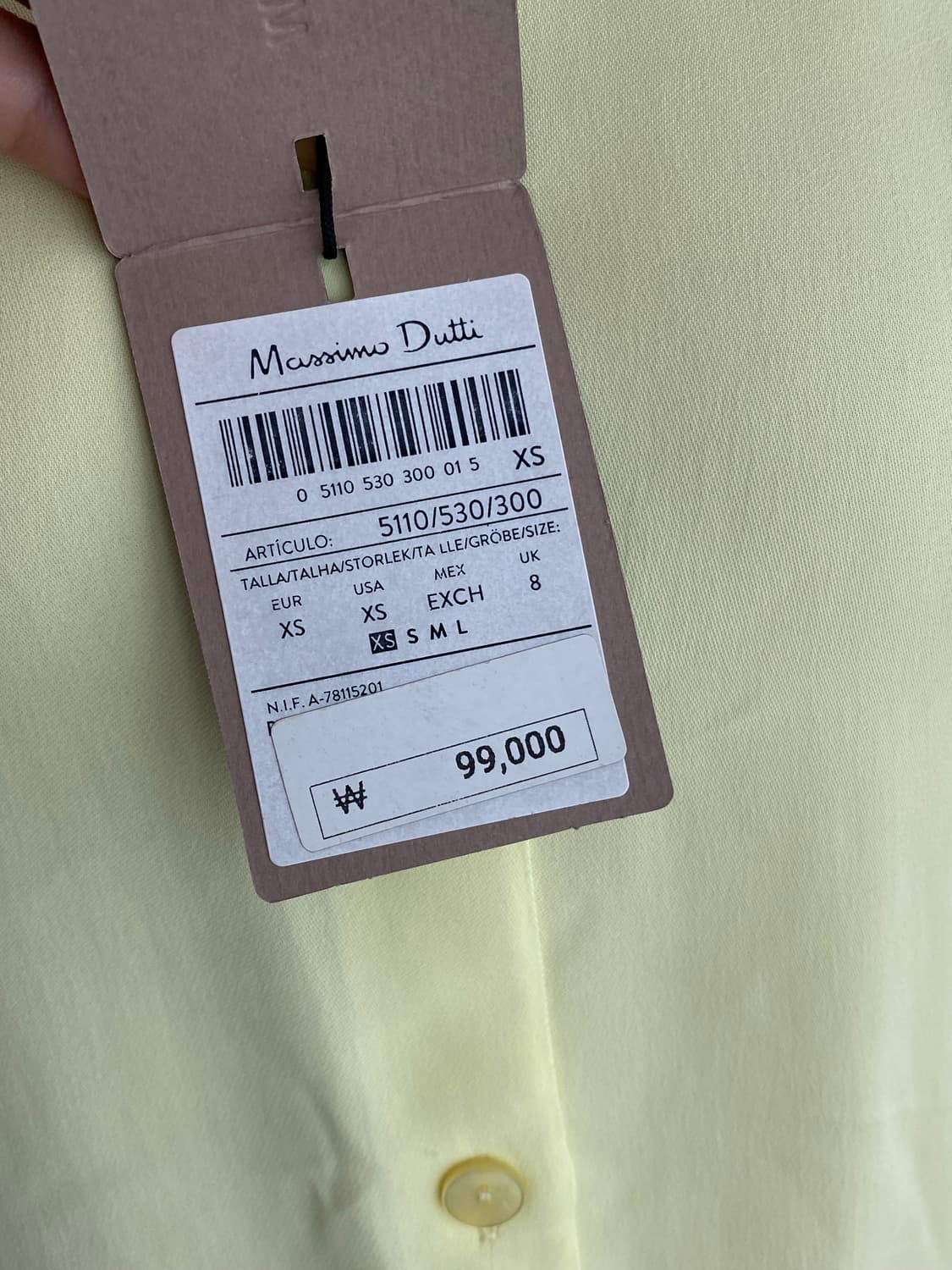 Massimo Dutti 마시모두띠 블라우스(XS,새제품) 상품이미지8