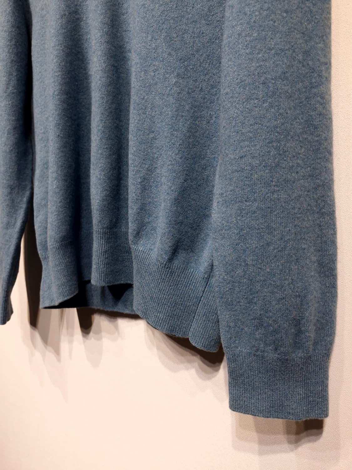 폴로랄프로렌 메리노울 브이넥 니트 에메랄드(L) 상품이미지5