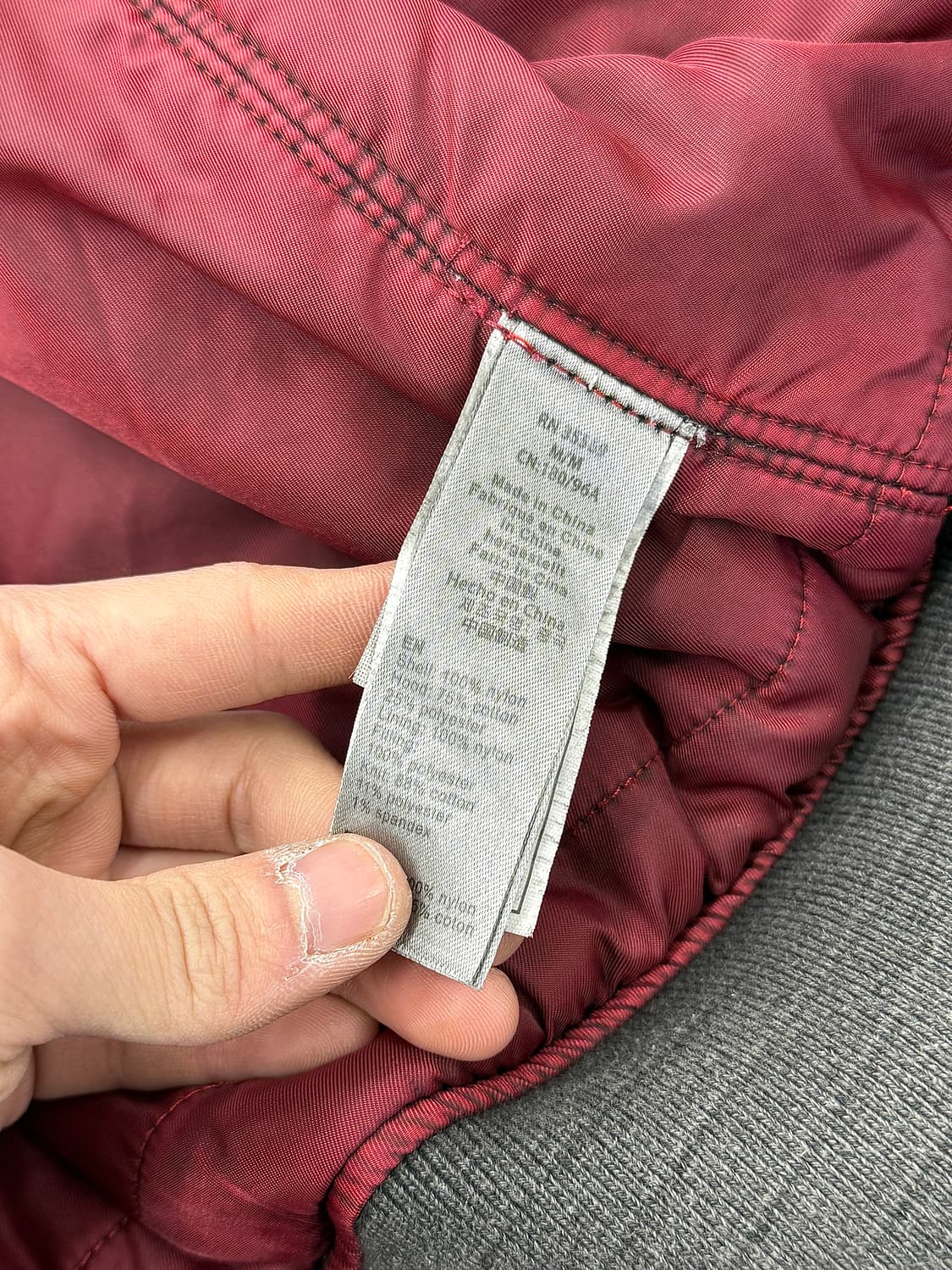 알파 인더스트리 건메탈 플라이트 블러드 칫 ma-1 자켓 상품이미지8