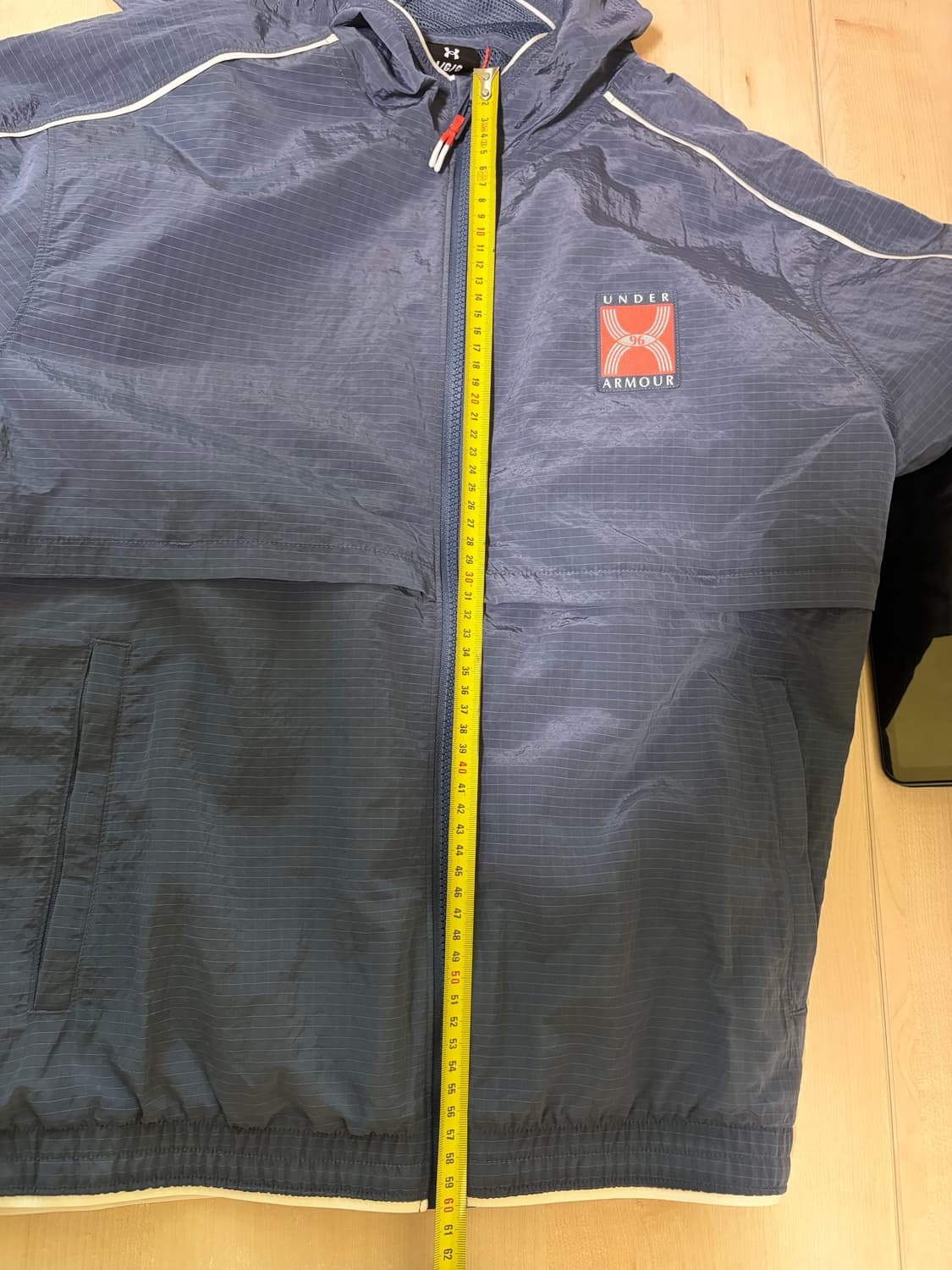 언더아머 UA런 96 바람막이 네이비색 L사이즈 상품이미지6