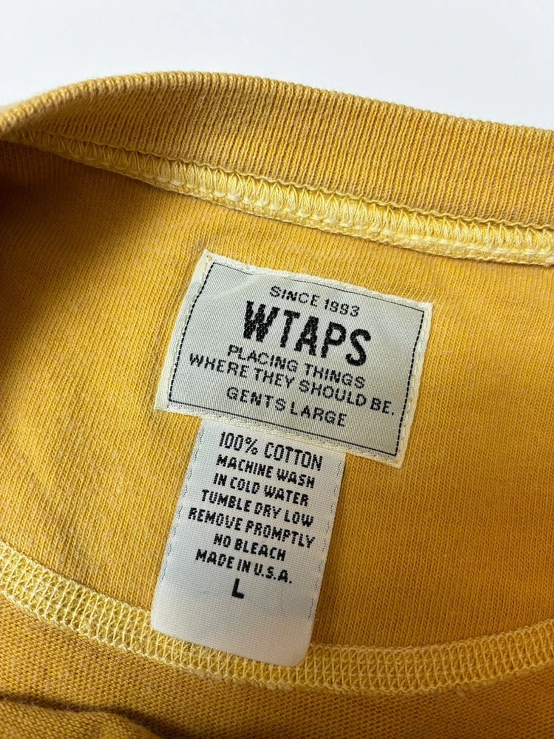 WTAPS 더블탭스 크루넥 반팔 티셔츠 PN8591 상품이미지8