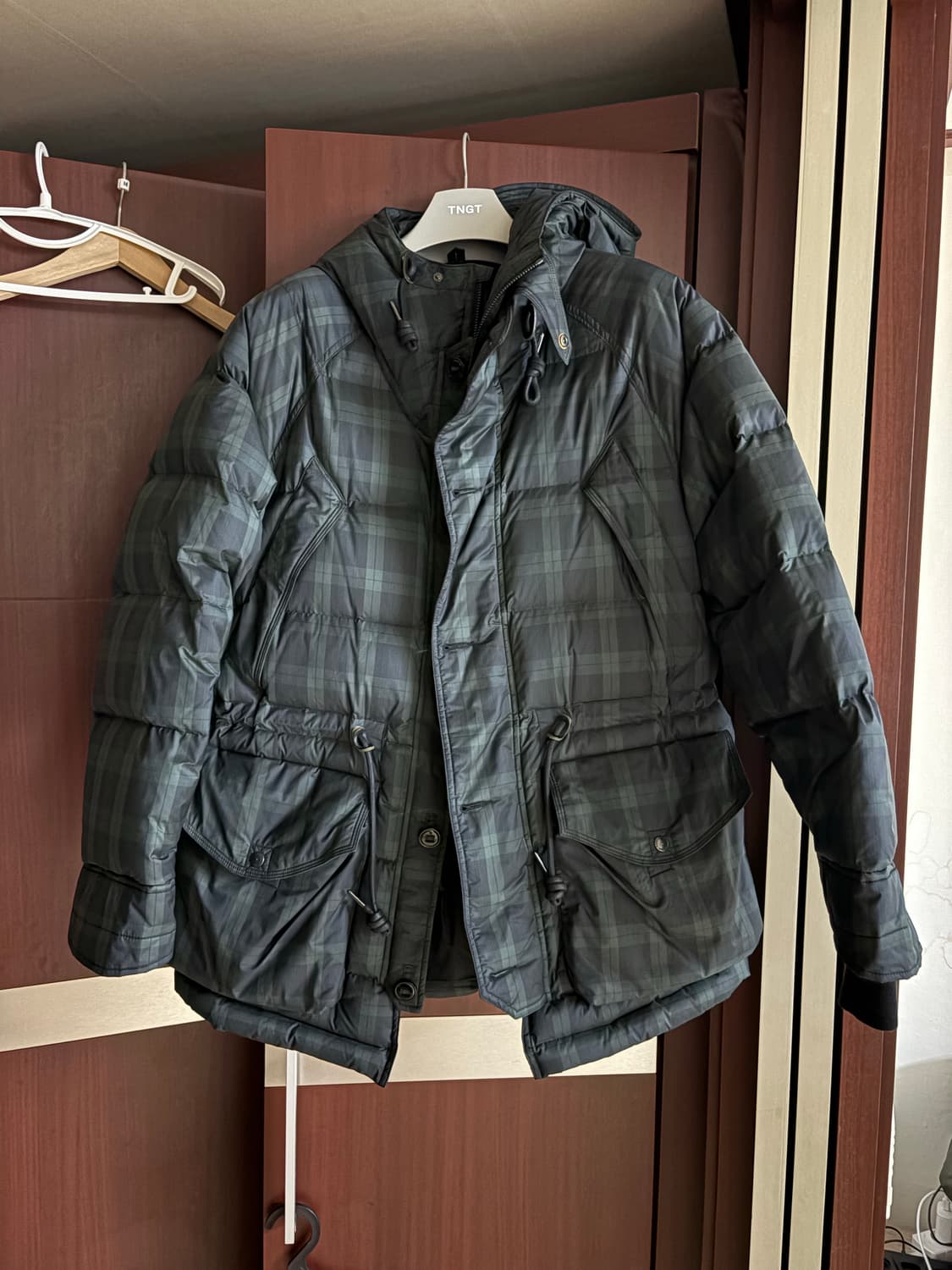 이스트로그 유틸리티파카 블랙와치 L 상품이미지1