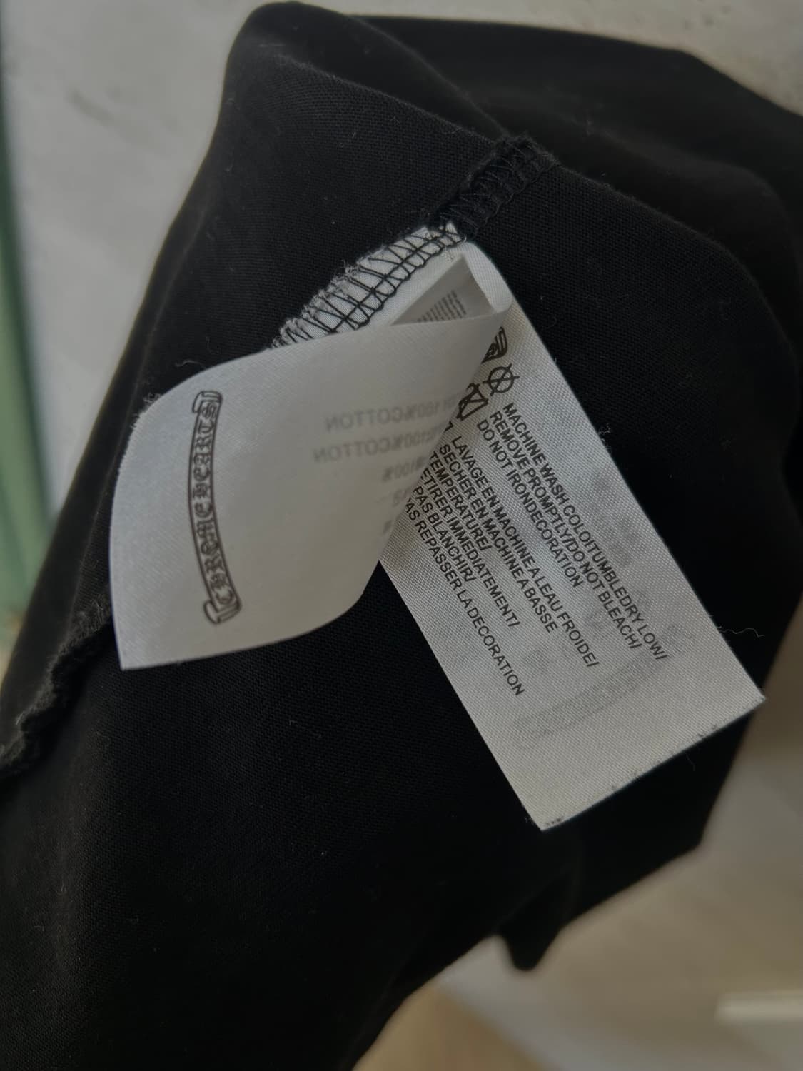 크롬하츠 USA 아치 로고 반팔 블랙 상품이미지5