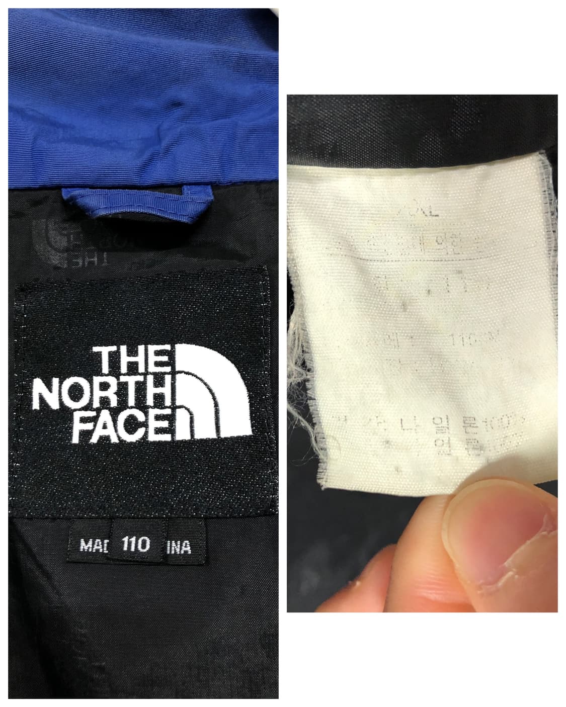 노스페이스 남성 마운틴 고어텍스 바람막이 자켓 2XL 110 _ 블루 상품이미지7