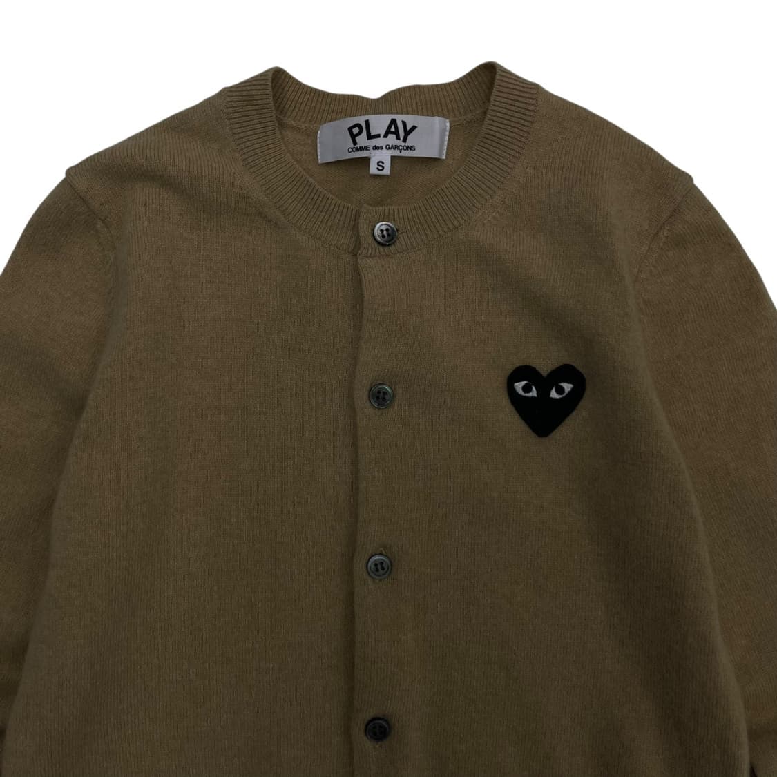 꼼데가르송 블랙 와펜 베이지 가디건 S 상품이미지4