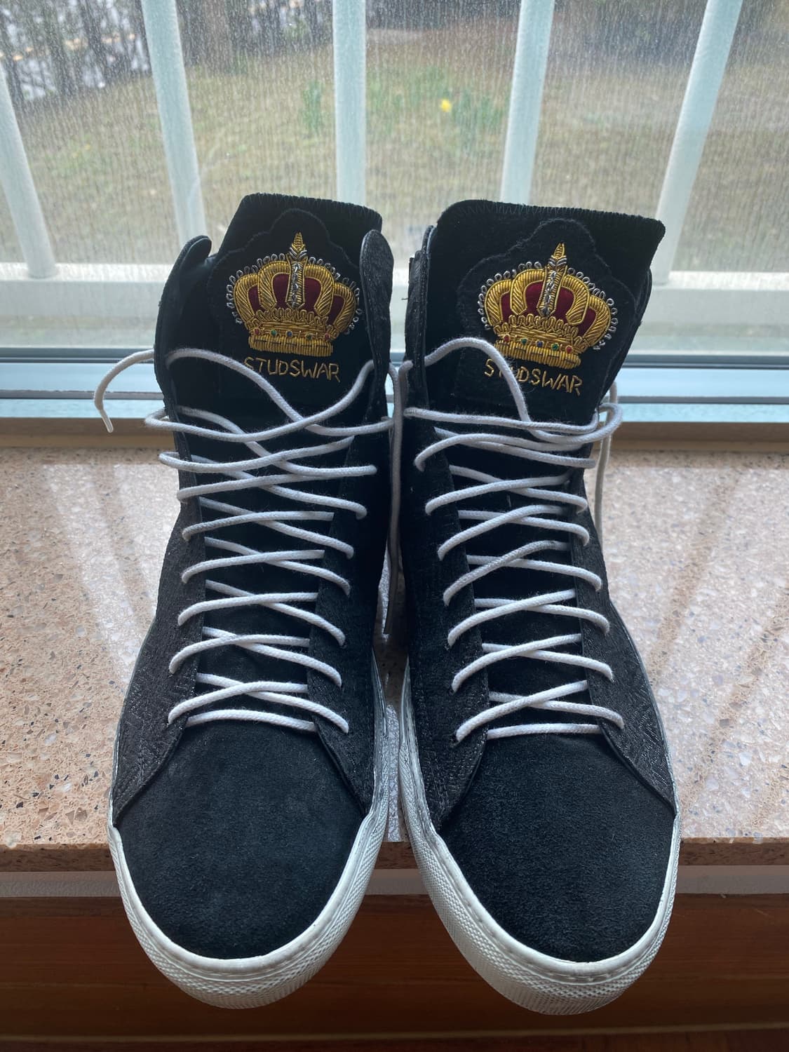 STUDSWAR 스웨이드 하이탑 스니커즈 상품이미지1