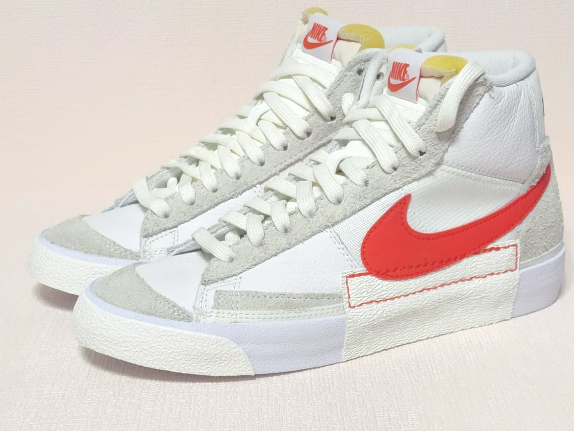 나이키 블레이저 미드 77 화이트/레드 255mm (새상품) 상품이미지2