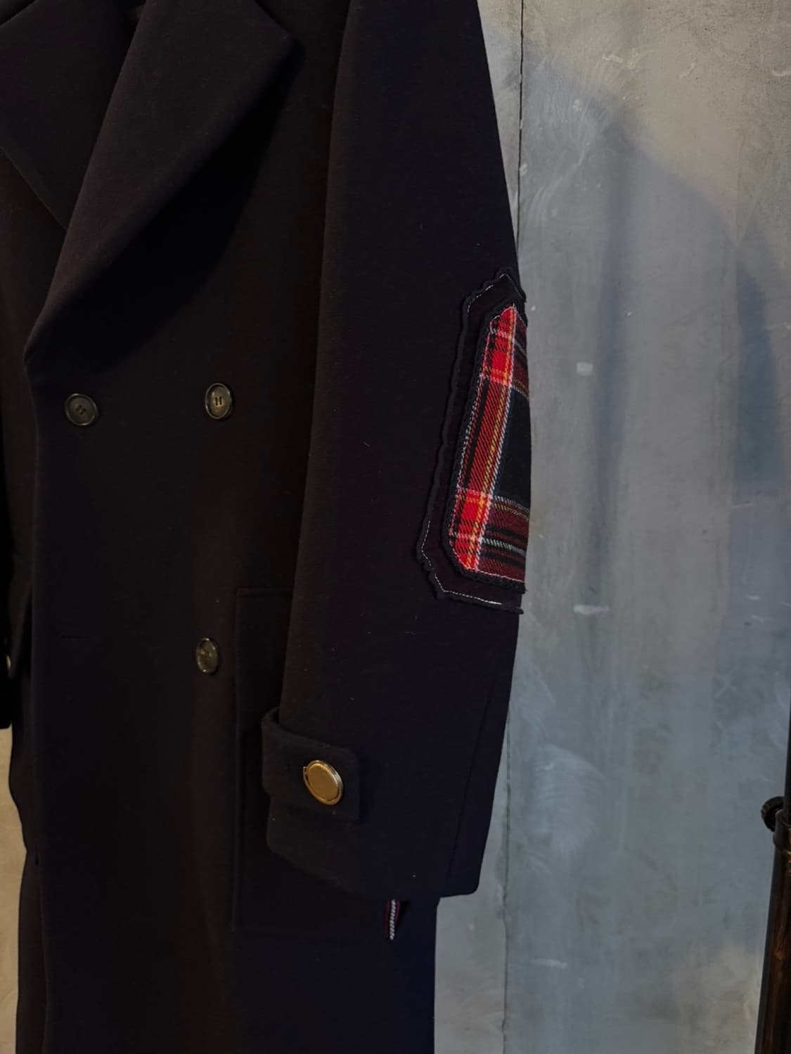 시스템 더블 브레스티드 코트 100~105 상품이미지7