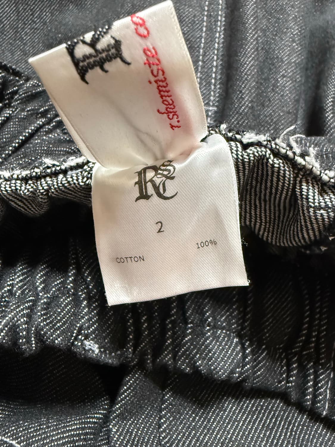 RSSC X Pog service 리벳 카고 컨버터블 데님 팬츠 상품이미지8