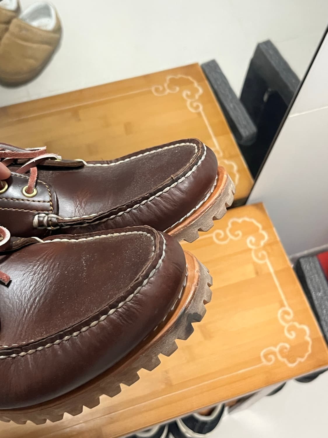 팀버랜드 클래식 3아이 보트슈즈 브라운 275 상품이미지4