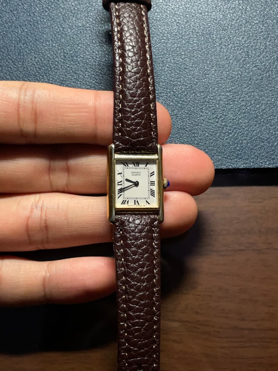 세이코 탱크 쿼츠 시계 상품이미지3