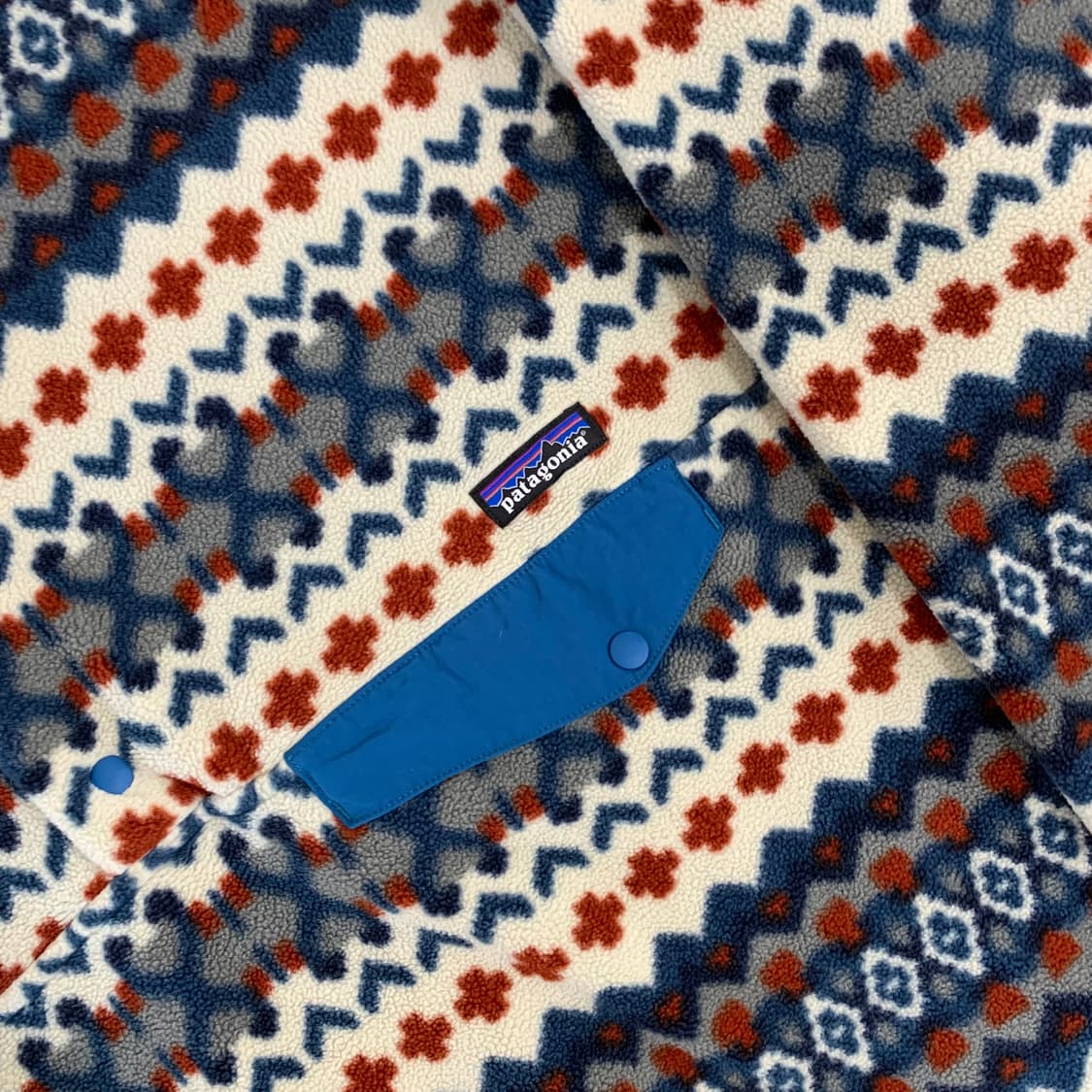 파타고니아 신칠라 스냅-T 아즈텍(XL) 페어아일 풀오버 플리스 상품이미지3
